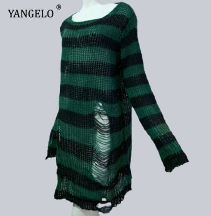 Long Unisex Sweater Striped